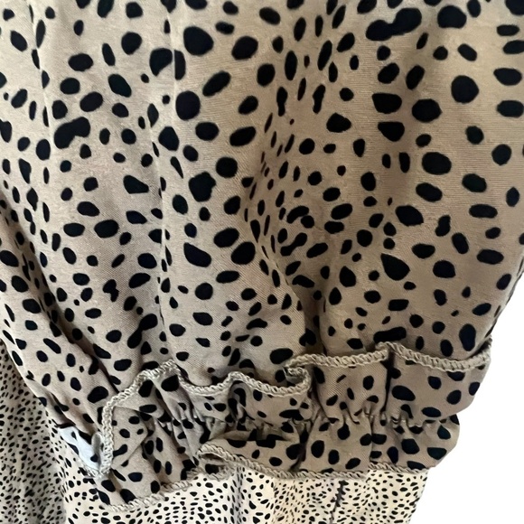 Shein | Midi Print Dress | Neck Tie Detail - Picture 5 of 6